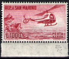 San Marino (aéreo) Nº 127 . Año 1961 - Luchtpost