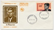 MALI => Enveloppe FDC => John F. KENNEDY - Bamako - 26 Oct 1964 - Kennedy (John F.)
