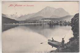 C6634) ALT AUSSEE Mit Dachstein - Ruderboot - Berge 1920 - Ausserland