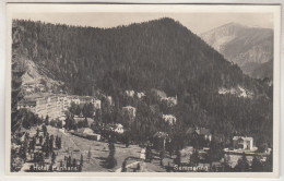 C6638) SEMMERING - Hotel PANHANS U. Häuser U. Wege ALT 1927 - Semmering