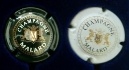 2 PLAQUES DE MUSELET DE CHAMPAGNE " MALARD N° 10a ET 10f " - Germain