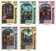 97632 MNH LUXEMBURGO 1986 CARITAS. GRABADOS - Autres & Non Classés