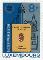 97562 MNH LUXEMBURGO 1981 125 ANIVERSARIO DE LA CREACION DE LA CAJA DE AHORROS - Sonstige & Ohne Zuordnung