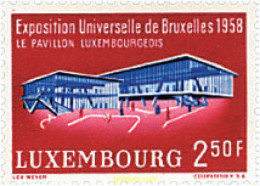 97285 MNH LUXEMBURGO 1958 EXPOSICION UNIVERSAL DE BRUSELAS - Altri & Non Classificati