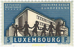 97302 MNH LUXEMBURGO 1960 INAUGURACION DE LA PRIMERA ESCUELA EUROPEA - Altri & Non Classificati