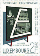 200880 HINGED LUXEMBURGO 1963 10 ANIVERSARIO DE LAS ESCUELAS EUROPEAS - Sonstige & Ohne Zuordnung