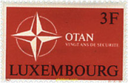 97423 MNH LUXEMBURGO 1969 20 ANIVERSARIO DE LA OTAN - Andere & Zonder Classificatie