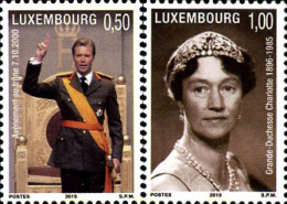 245799 MNH LUXEMBURGO 2010 10 ANIVERSARIO DE LA ASCENSION AL TRONO DEL GRAN DUQUE HENRI - Autres & Non Classés