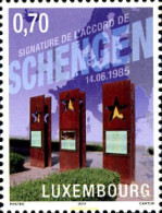 245797 MNH LUXEMBURGO 2010 25 ANIVERSARIO DE LOS ACUERDOS DE SCHENGEN - Otros & Sin Clasificación