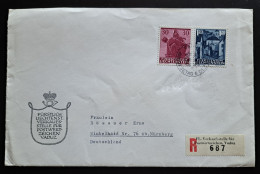 Liechtenstein 1962, Reko-Brief MiF VADUZ - Storia Postale