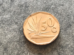 Münze Münzen Umlaufmünze Südafrika 50 Cents 1991 - Afrique Du Sud