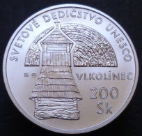 Slovacchia - 200 Korun 2002 - Vlkolinec Patrimonio UNESCO- KM# 62 - Slowakei