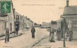 Boisville La St Père * La Route D'honville * Villageois * Café - Other & Unclassified