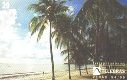 Brazil:Brasil:Used Phonecard, Sistema Telebras, 20 Units, Ponta Do Seixas Beach, 1995 - Brasilien