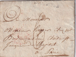 France Marque Postale - BOURBONNE 1810 - 1801-1848: Précurseurs XIX