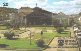 Brazil:Brasil:Used Phonecard, Sistema Telebras, 20 Units, Sao Joao Del Rei Railway Station, 1996 - Brasilien