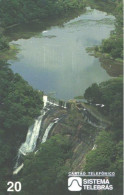Brazil:Brasil:Used Phonecard, Sistema Telebras, 20 Units, Tiete River, Waterfall, 1997 - Brasilien