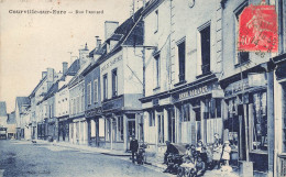 Courville Sur Eure * La Rue Pannard * Café De Chartres * Librairie * Commerces Magasins - Courville