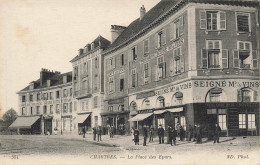 Chartres * La Place Des Epars * Café Grand Hôtel De France * Marchand De Vins SEIGNE - Chartres