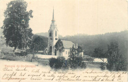 Suisse Temple De St. Georges 1901 Correspondence Melanie Piguet Aubonne - Sentier - Aubonne