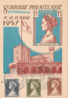 Cartolina  - Postcard / Non Viaggiata - Unsent  / 8° Borsa Filatelica Monaco 1957 - Bourses & Salons De Collections