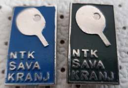 Table Tennis Club NTK SAVA Kranj SLOVENIA Pins Badge - Tischtennis