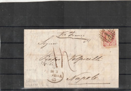 Portugal COVER Lisboa To Italy Napoli 1865 - Storia Postale