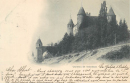 Suisse Chateau De Grandson 1900 Correspondence Albert Piguet La Golisse - Sentier  - Timbre UPU - Grandson