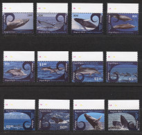 Aitutaki, 2012, Whales, Dolphins, Definitives, MNH, Michel 836-847 - Aitutaki