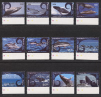 Aitutaki, 2012, Whales, Dolphins, Definitives, MNH, Michel 836-847 - Aitutaki