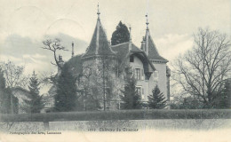 Suisse Chateau De Crissier 1900 Correspondence Albert Piguet  Montreux - Crissier