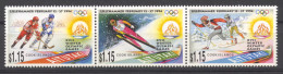 Aitutaki, 1994, Olympic Winter Games Lillehammer, Sports, MNH Strip, Michel 713-715 - Aitutaki