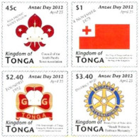 365873 MNH TONGA 2012 DIA ANZAC-2012 - Autres & Non Classés