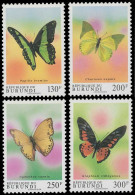 1029/1032**(BL132) - Papillons / Vlinders / Schmetterlinge / Butterflies - BURUNDI - Nuevos