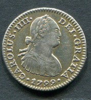 1799.ESPAÑA.MONEDA. 1 REAL PLATA CARLOS IV.MEXICO.CONSERVACION NORMAL - Münzen Der Provinzen