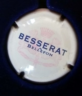 PLAQUE DE MUSELET DE CHAMPAGNE " BESSERAT DE BELLEFON N° 28 CONTOUR ROSE " - Besserat De Bellefon