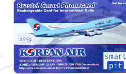 Télécarte JAPON * KOREAN AIR * (2597) AVIATION * AIRLINE Phonecard JAPAN AIRPLANE * FLUGZEUG - Aviones