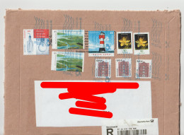 6413 Lettre Cover ALLEMAGNE DEUTSCHLAND 2023 PHARE AMPOULE ELKTRISCHE GLUNLAMPE - Brieven En Documenten