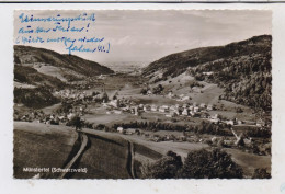 7816 MÜNSTERTAL, Blick Auf Den Ort, 1962, Aptierter Stempel - Muenstertal