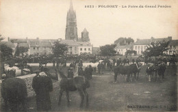 Folgoët * Place Et La Foire Du Grand Pardon * Marché Aux Chevaux Bestiaux * Marchands - Andere & Zonder Classificatie