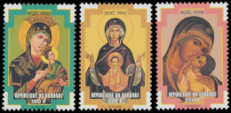 1089/1091**(BL138) - Noël / Kerstmis / Weihnacht / Christmas - 1999 - BURUNDI - Unused Stamps