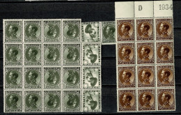 1934-35 401** & 402**  :Leopold III (kopstaande) + Pub Loterie Coloniale PUc73 MNH ** - Neufs