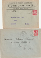 Iris, Lettre Avec Publicité Rare 11/3/41Clairac, Lettre Obl: Foire E Paris 9/9/41. Collection BERCK - 1939-44 Iris