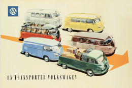 Affiche Poster - Volkswagen Combi - Voitures