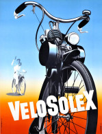 Affiche Poster - Solex Velosolex - Moto