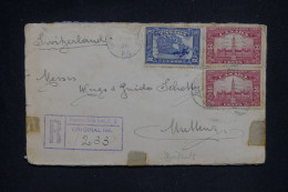 CANADA - Enveloppe En Recommandé De Drummondville Pour La Suisse En 1928, Affranchissement Varié - L 142801 - Covers & Documents