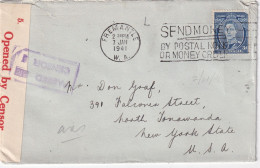 AUSTRALIE LETTRE DE FREMANTLE 1941 AVEC CENSURE - Briefe U. Dokumente