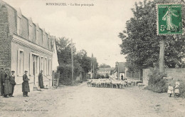 Bonningues * La Rue Principale * Troupeau Moutons * Enfants Villageois - Other & Unclassified