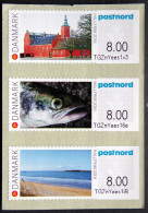 DENMARK 2016 HALLFRIM 2016 Strip Of 3 ATM Labels UM/MNH   MiNr.93-95       ( Lot  H 1697 ) - Vignette [ATM]