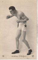Eugène Criqui - Champion Du Monde En 1923 (carte Photo) - Boxsport
